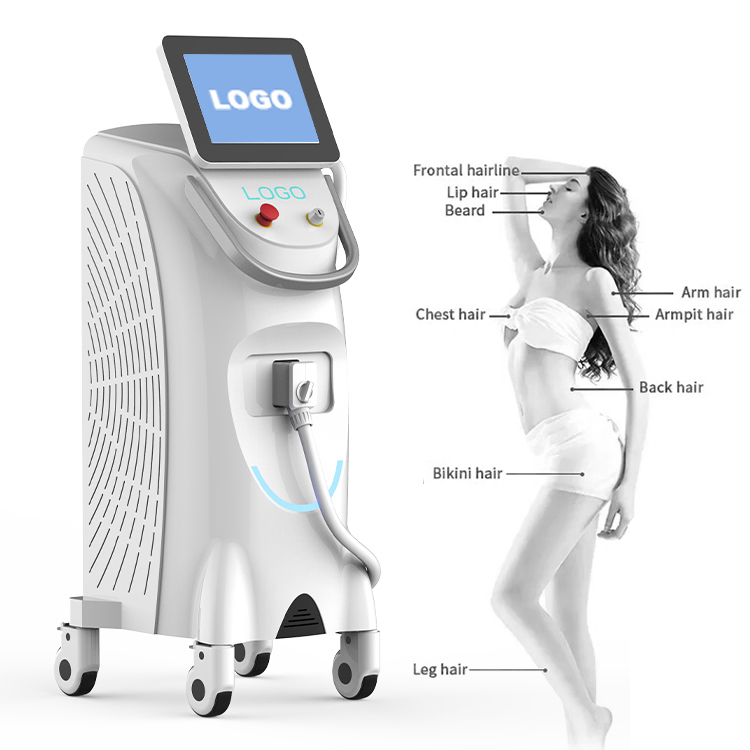 Commercial Use Depilacion Laser Portable 808nm Ice Laser Diode Depilacion 755 808 1064 Hair Remove