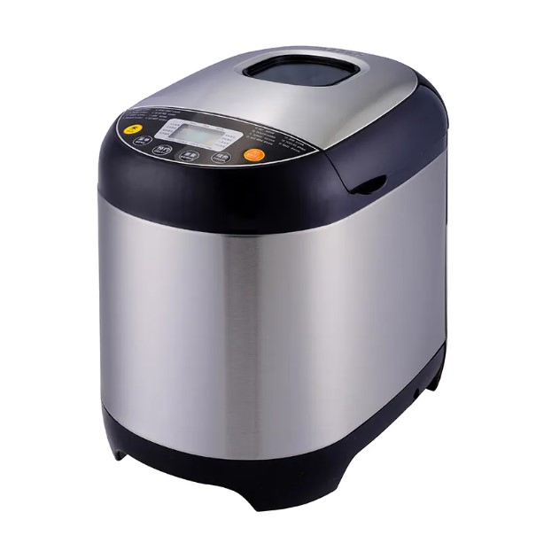 Quick Bread Machine with Various Crust Options and Stainless Steel Design