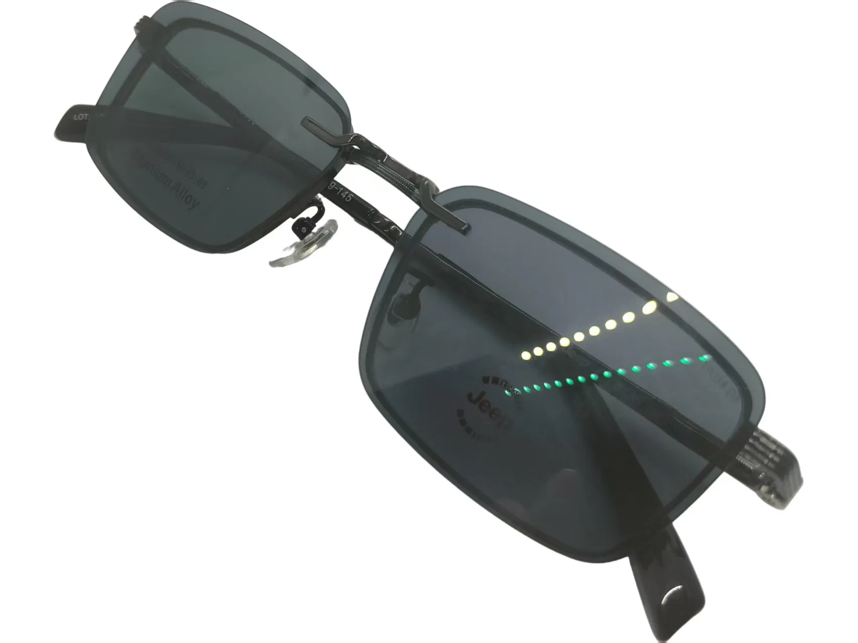 New High Quality Titanium Eyeglasses Classic Square Glasses Lens Magnetic Clip on Titanium Frame