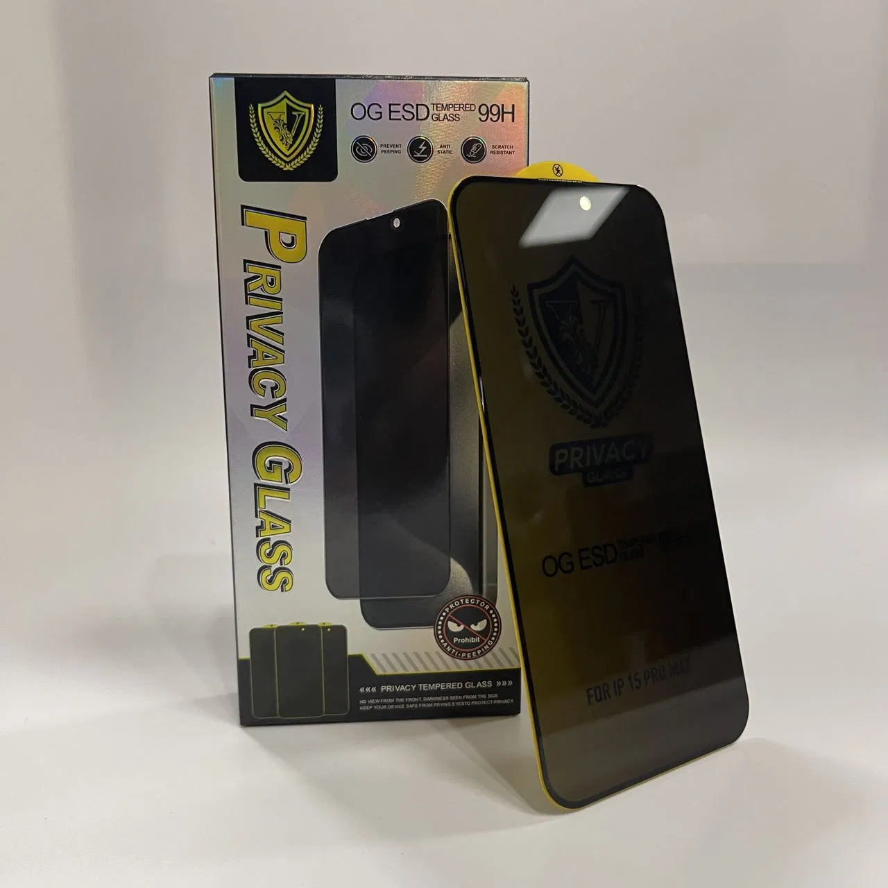 Защитное стекло для iPhone 16 Pro Max, приватное, 99H