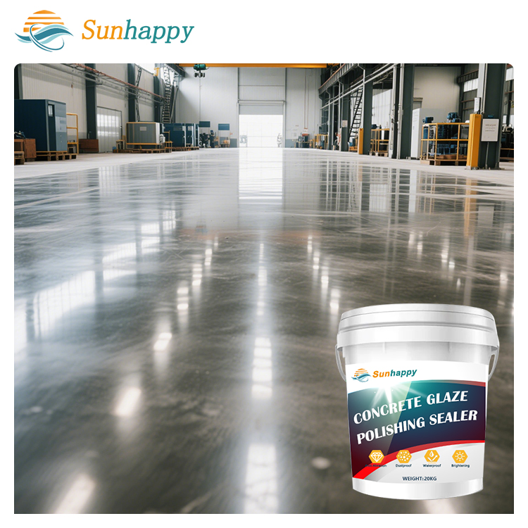 Hot Selling Factory Price Fast-Curing Cement Brightener for Workshop Warehouse Basement Concrete Glaze Polishing Sealer