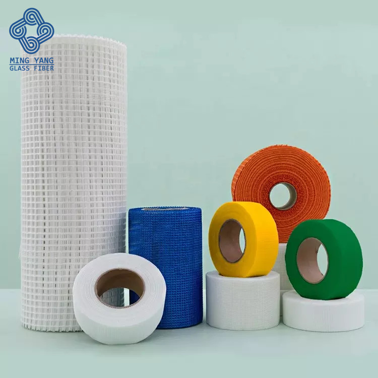 Drywall Joint Tape Manufacturer Fiber Glass Waterproof Acrylic Construction Decoration Single Sided