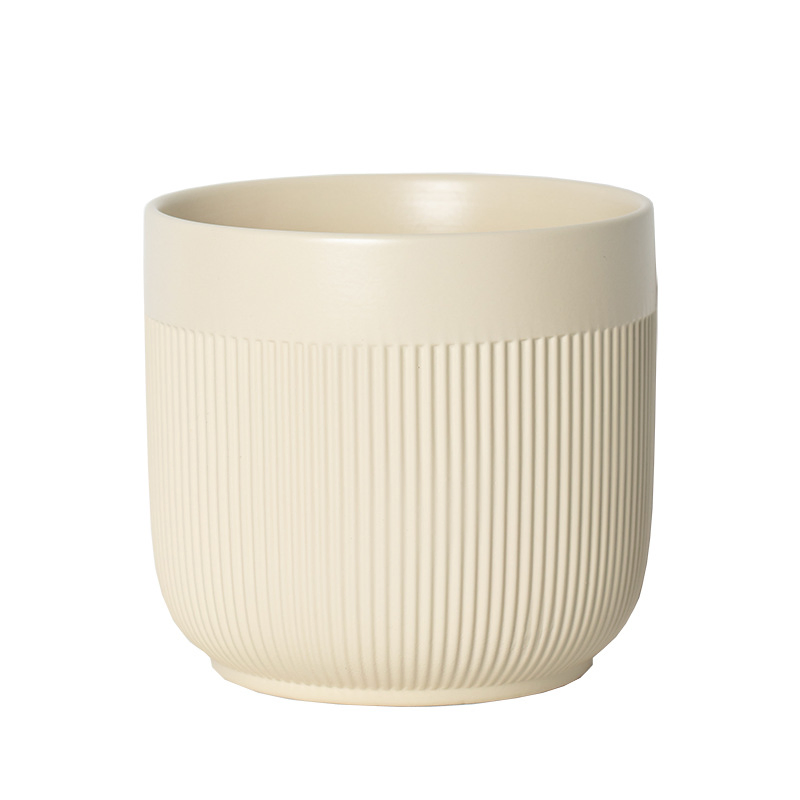 Большие керамические кашпо для цветов, набор из 3 шт