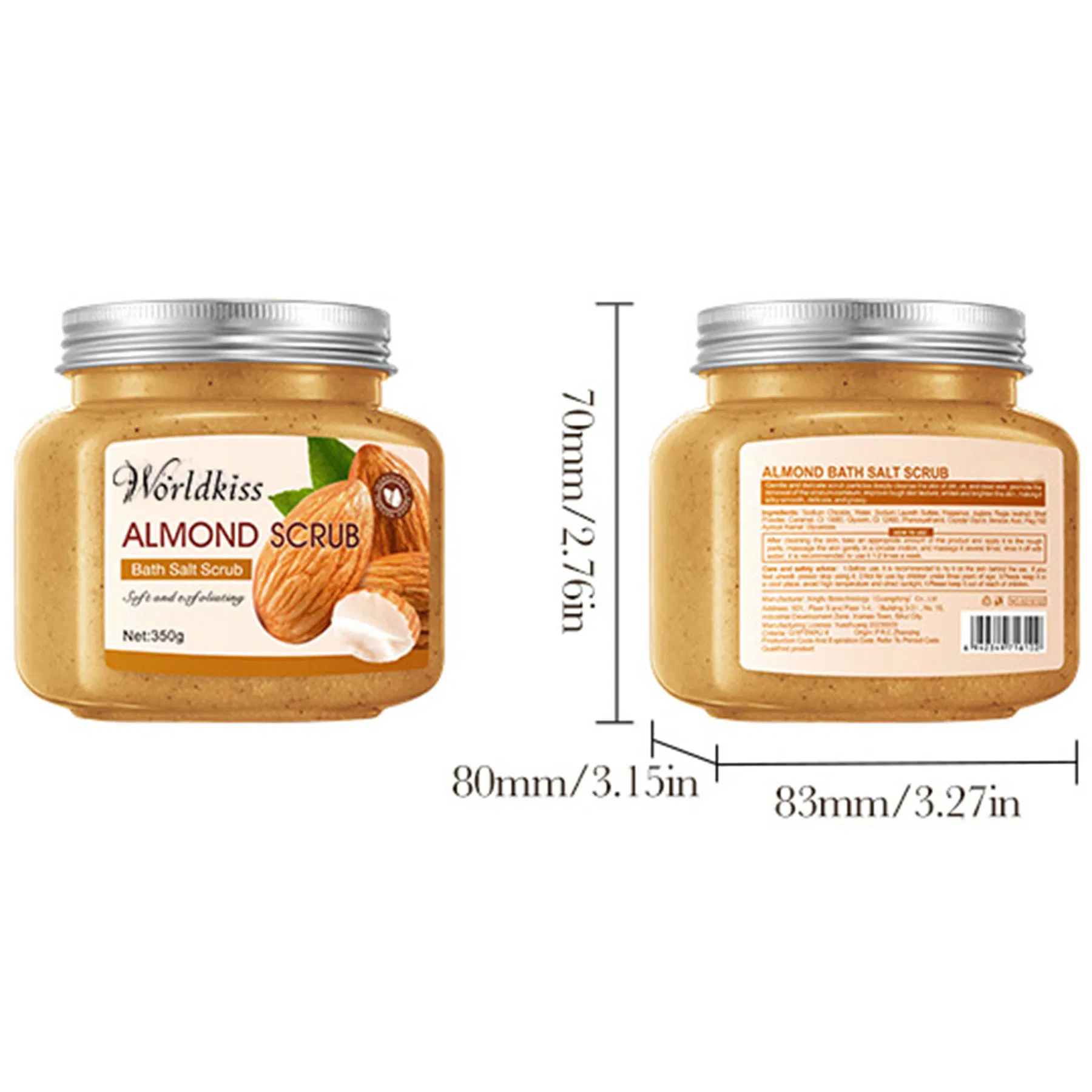 Deep-Cleaning Exfoliating Body Scrub with Natural Plant Granules