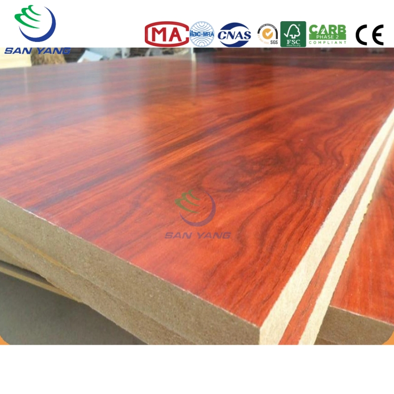 Super Strong Quality Fiberboard Raw MDF HDF Board White Melamine Faced MDF Laminated MDF Board with Cheap Price