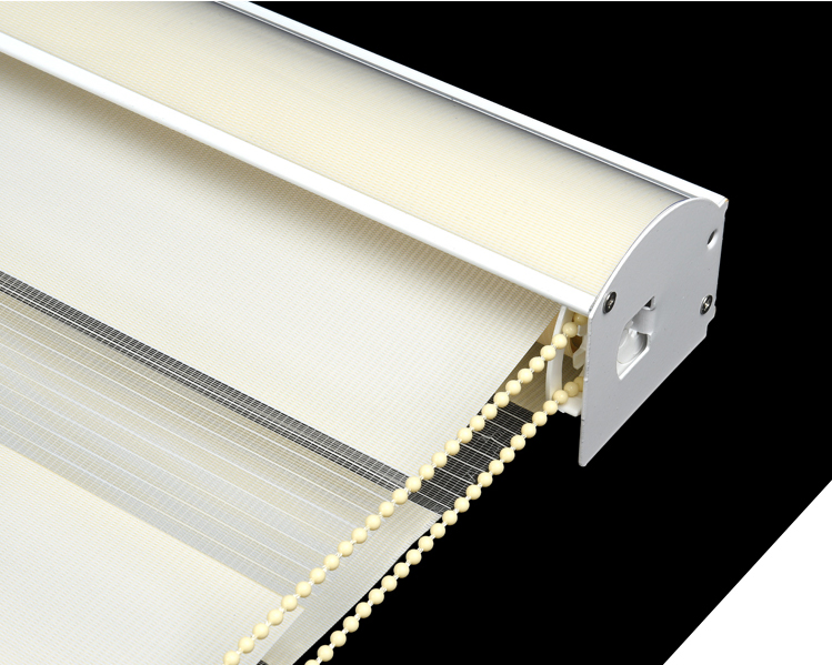 Zebra Blinds Fabric Semi High Quality Double Layer Roller Blinds Rainbow Curtains Day and Night Roller Shade