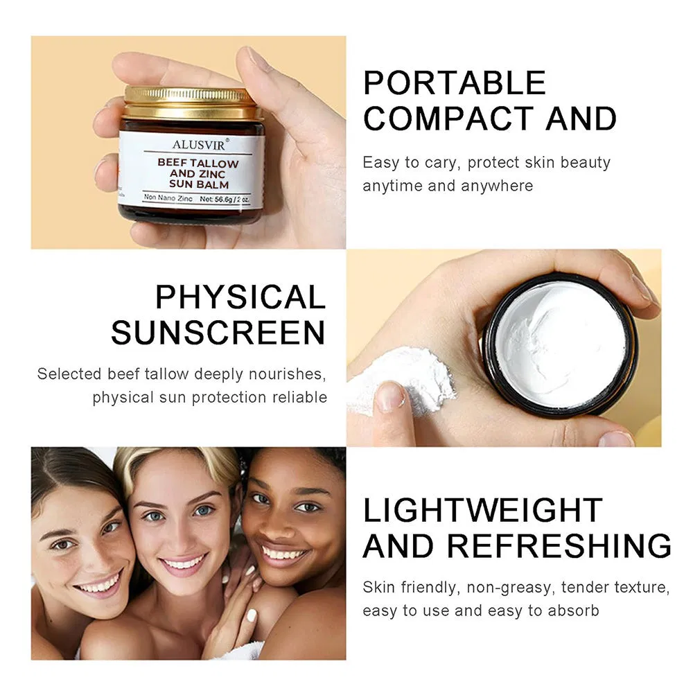 Nourishing Organic Face Moisturizer with Zinc and Beef Tallow Sunscreen