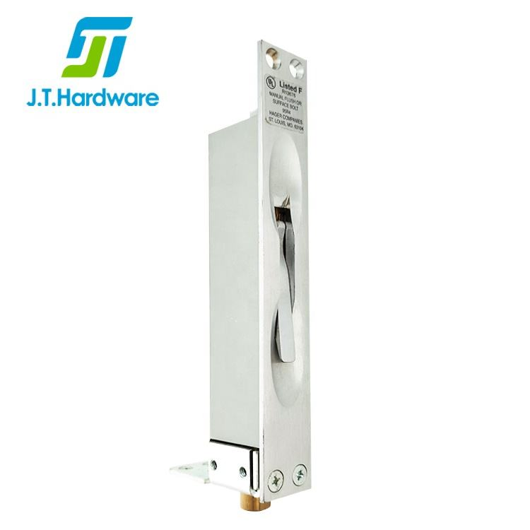 High Quality Furniture Accessories Stainless Steel Manual Flush Bolt for Wood Door