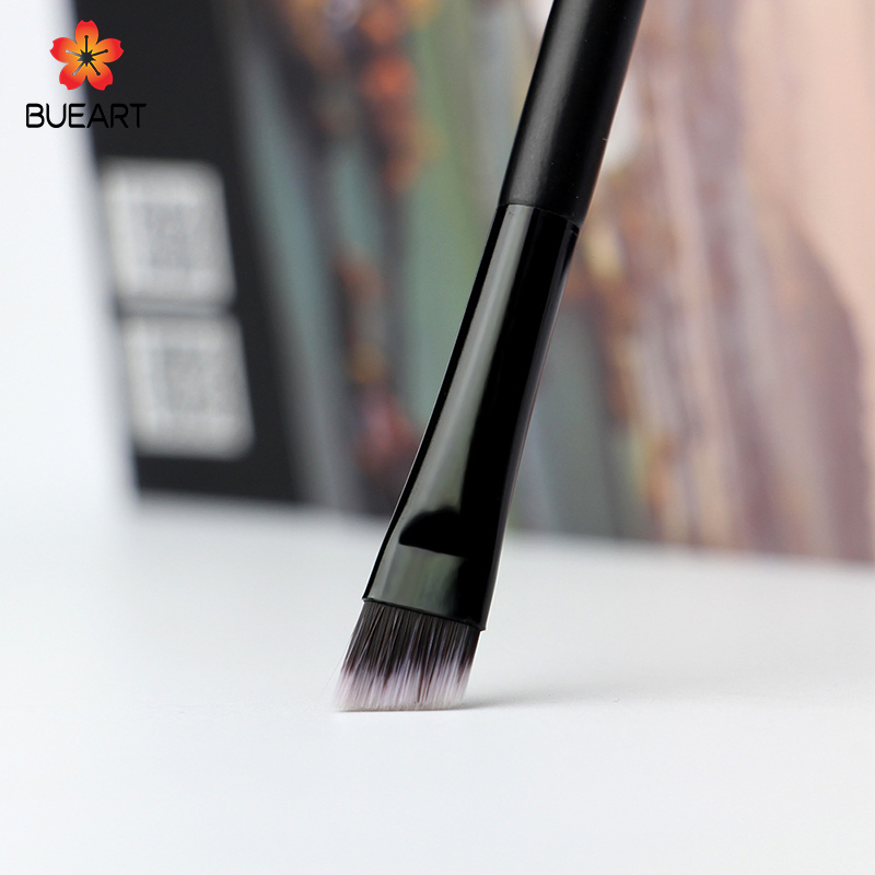 Cheap Private Label Angled Eyeshadow Makeup Brush Eyebrow Brush
