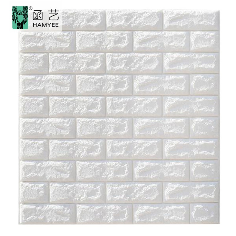 3D Self-Adhesive Wall Stickers Foam Water Anti-Collision Wall Stickers Decorative 3D Foam Wall