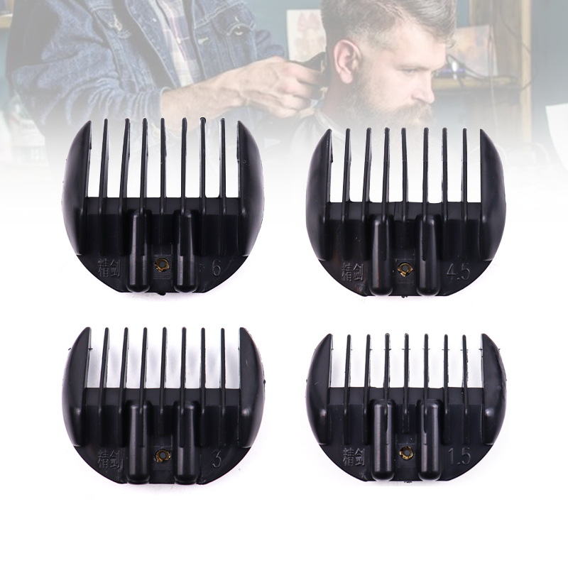 Barber Hair Clipper Guide Guards Set Metal Clip Trimmer Accessories Hair Clipper Colorful Limit Guide Comb