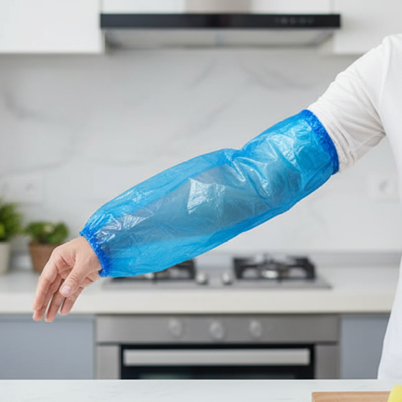 Premium Disposable PE Sleeve Covers for Food Safety and Hygiene