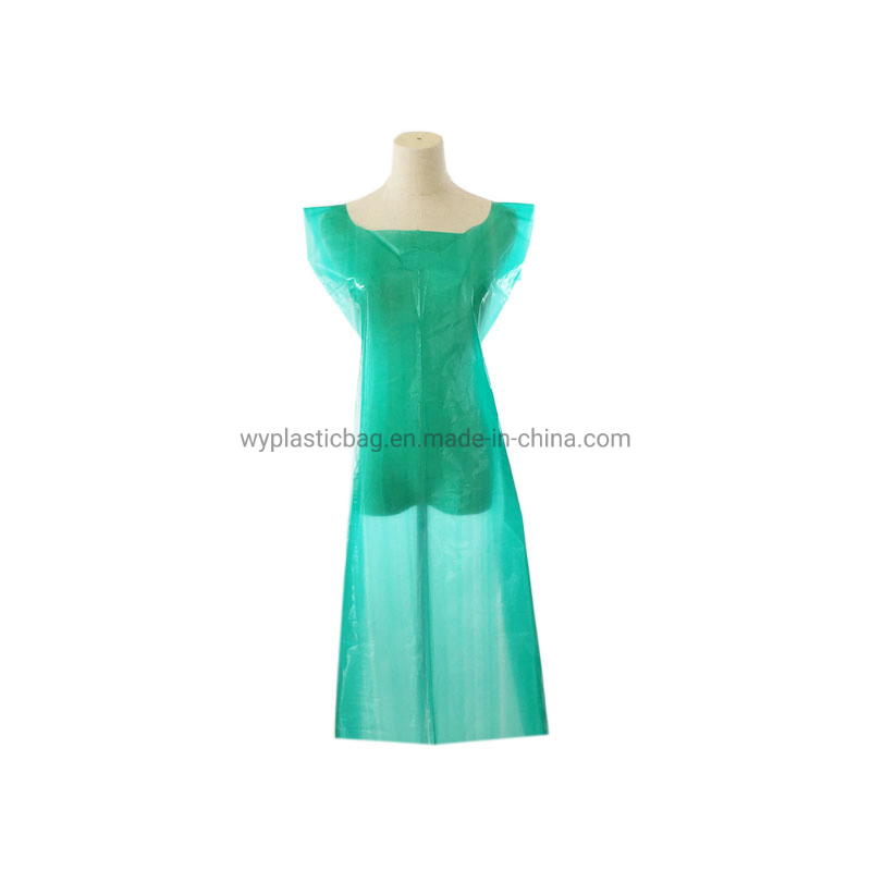 Disposable Aprons for Painting, Polythene Apron Perforated on Roll, Polyethylene Apron