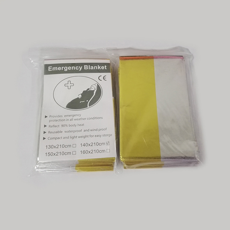 Medical First Aid Emergency Rescue Golden and Silver Blanket Free Samples & CE FDA Certified