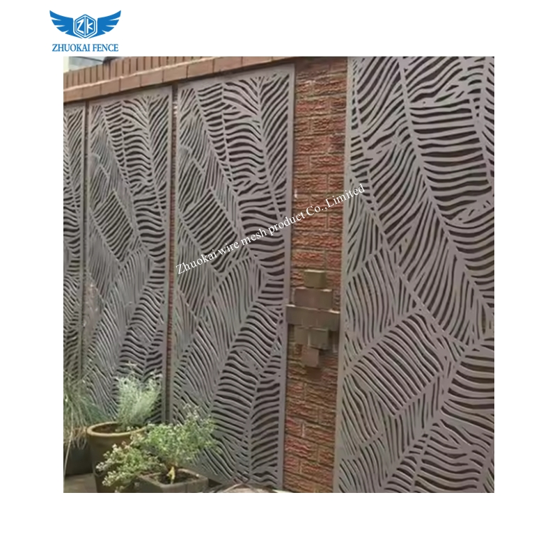 Simple Partition Living Room Fashionable Hollow Metal Hotel Office Decoration Screen