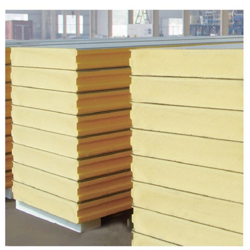 PU/PIR/EPS/Rockwool Low Cost Insulation Fire Proof Wall/Roof Composite Sandwich Panel Building Material