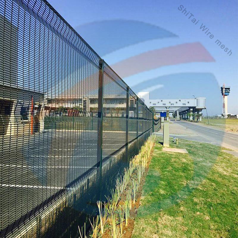 High Security Fence with Barbed Wire 358 Anti Cut Fence