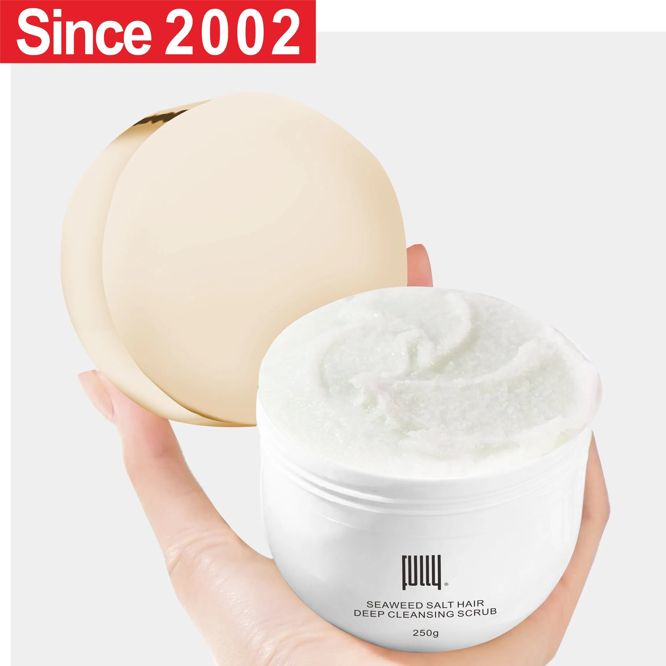 Popular Hot Sell Deep Cleaning Seaweed Salt Hair Deep Cleansing Scrub Shampoo