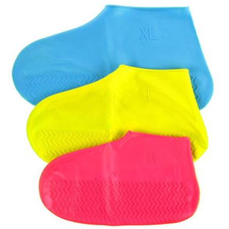 Reusable Rain Shoe Covers Thickened Non-Slip Waterproof Silicone Overshoes for Outdoor Protection