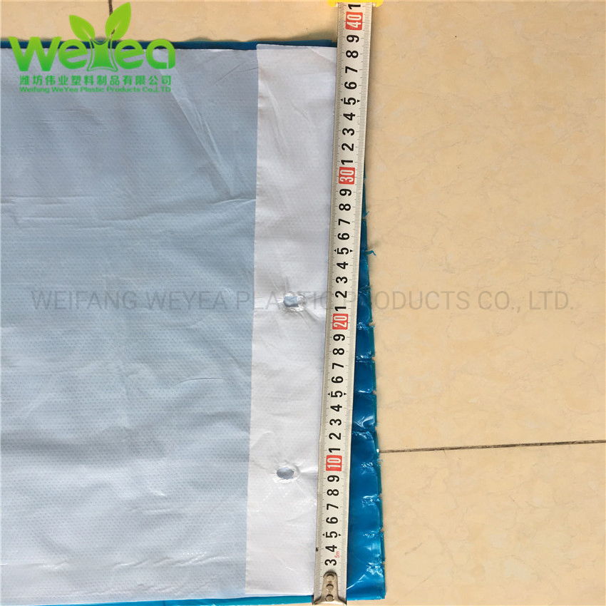 Blue Polyethylene PE Plastic Disposable Kitchen Aprons in Dispenser Box