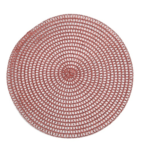 Woven Waterproof Round Tableware Placemat