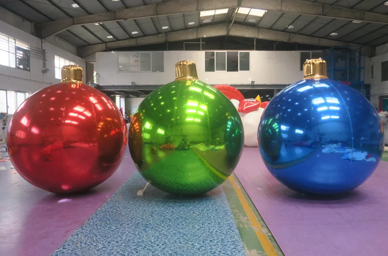 1m Diameter Advertising Inflatable Mirror Balloon / Mirror Ball