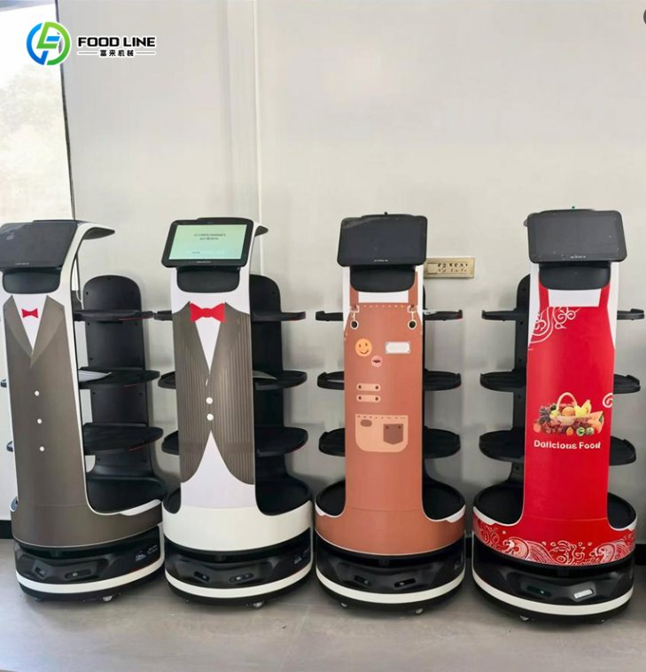 Smart Sensor Anti-Collision Hotel Banquet Food Delivery Robot