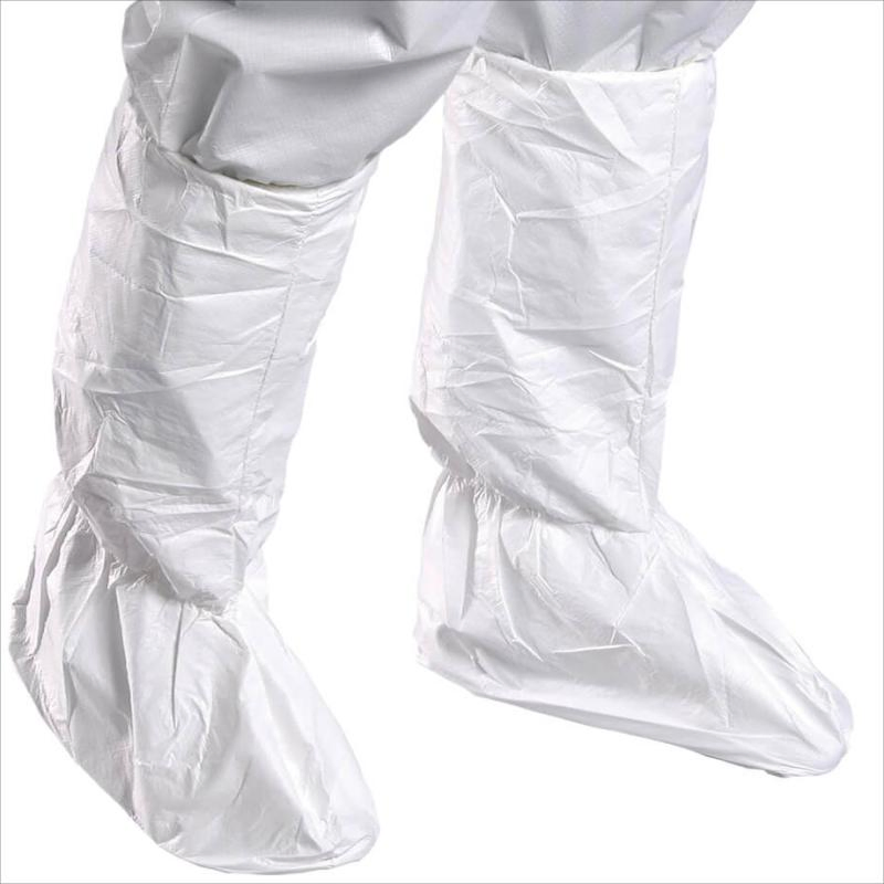 Breathable Water-Resistant Disposable Microporous Boot Cover Overshoes with Elastic for Protection Wholesale