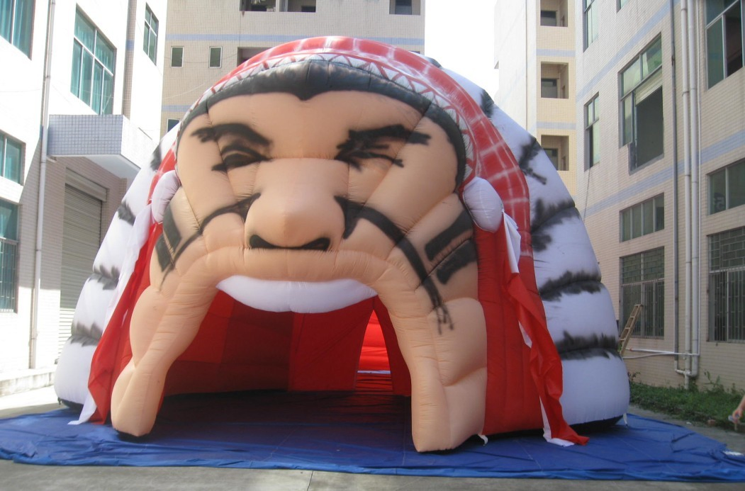 2023 New Skull One Eye Pirate Custom Inflatable Blast Tunnel for Sale