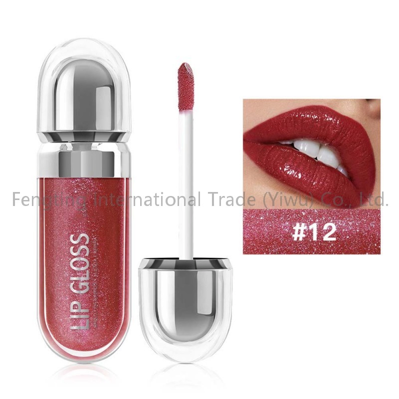 Wholesale Clear Lip Gloss Customized Lipgloss Plumper Tube Glossy Private Label Lip Oil Pink Makeup Lipgloss