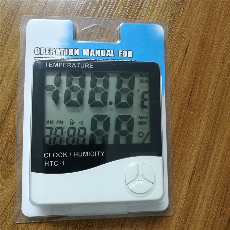 Digital Thermometer Hygrometer Server Room Thermometer HTC-1
