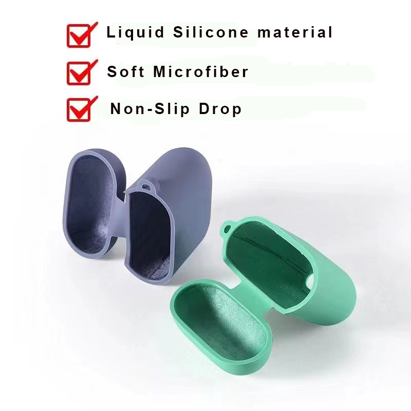 Amazon High Quality Liquid Silicone Case for Airpods PRO Microfiber Case for Airpods 1 2