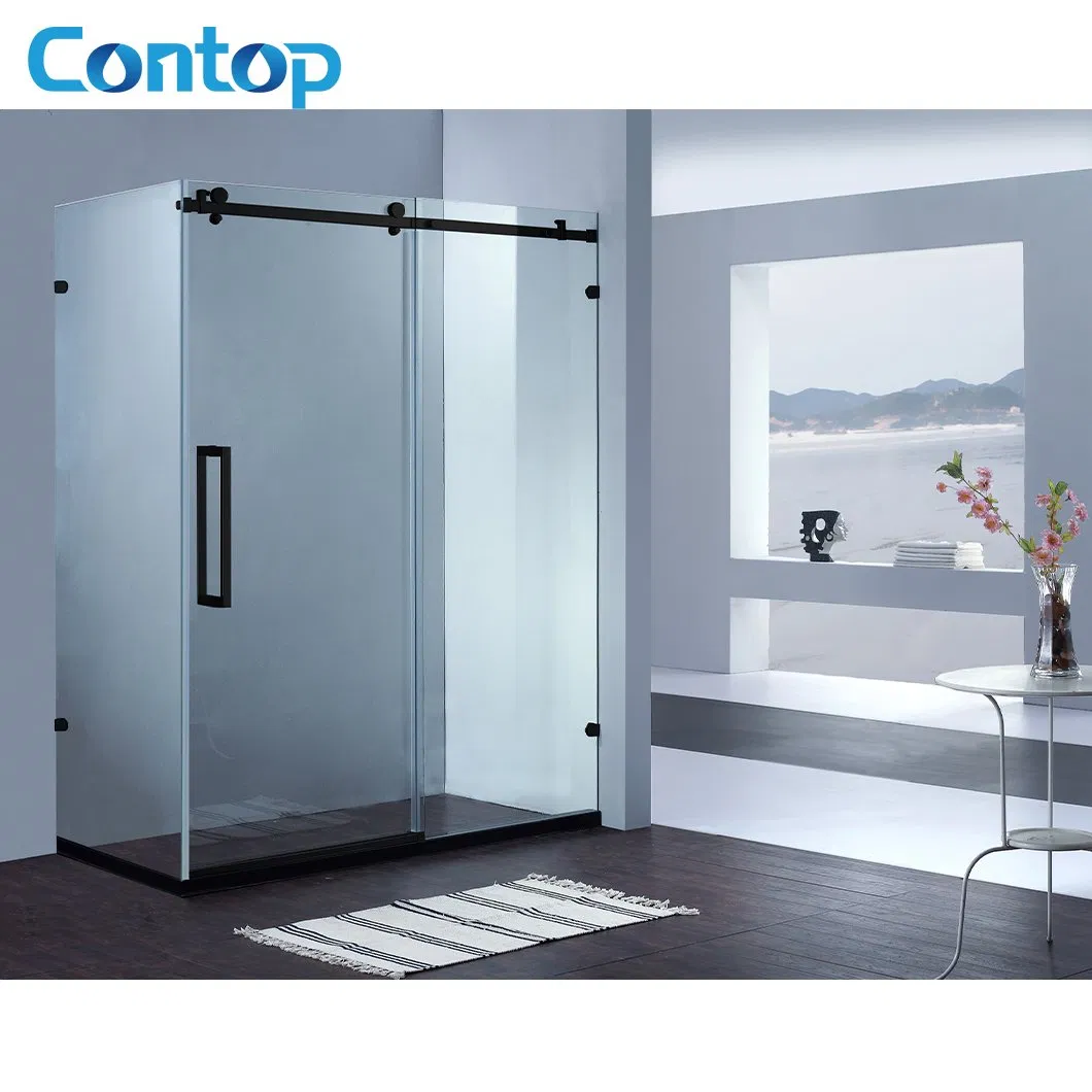 Australian Standard Watermark Market Hot Selling Fashion Frameless Without Door Shower Enclosure