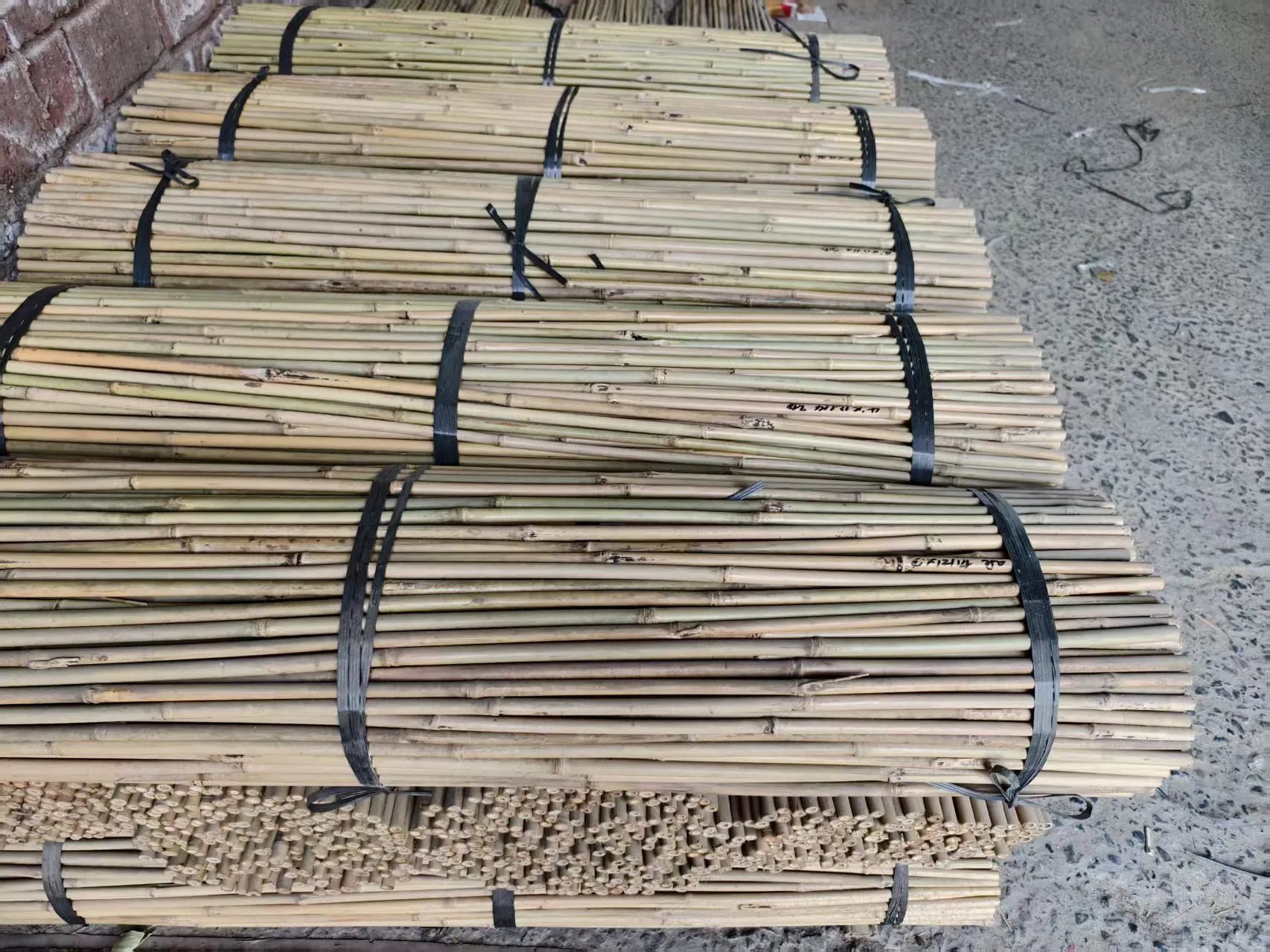 High Quality Nature Bamboo Cane Stake Dia. 22-24mm X 240cm for Plants Grow and Decorative