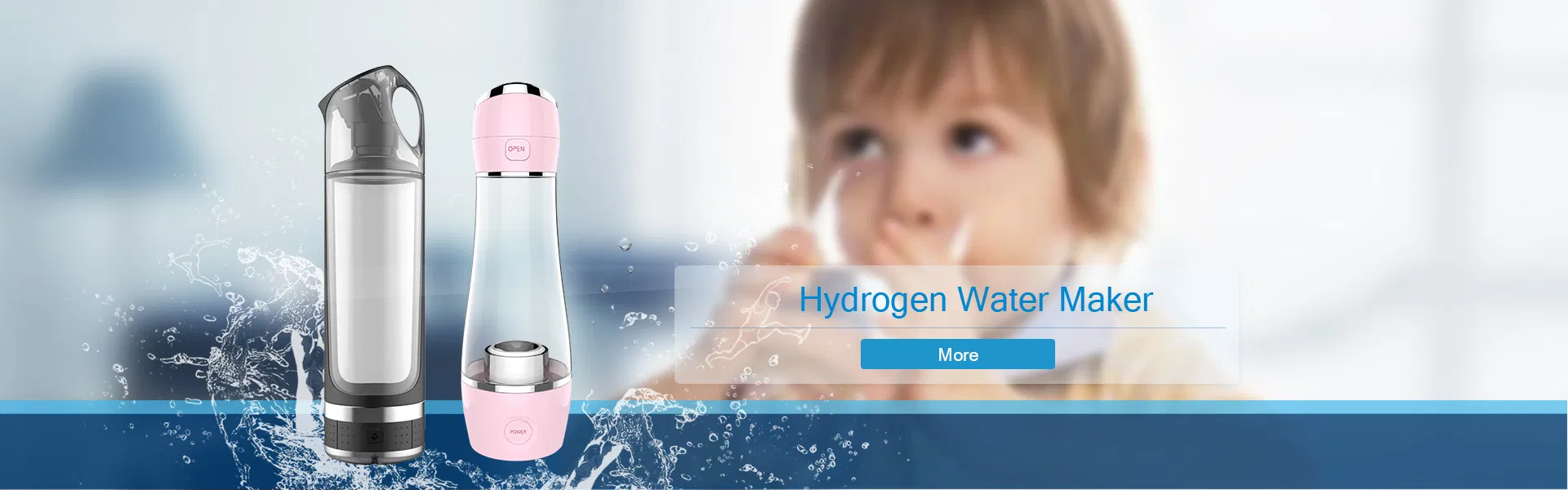 Olansi Manufacturers Professional Home Filter Purifier Ionizer Rich Hydrogen Water Bottle