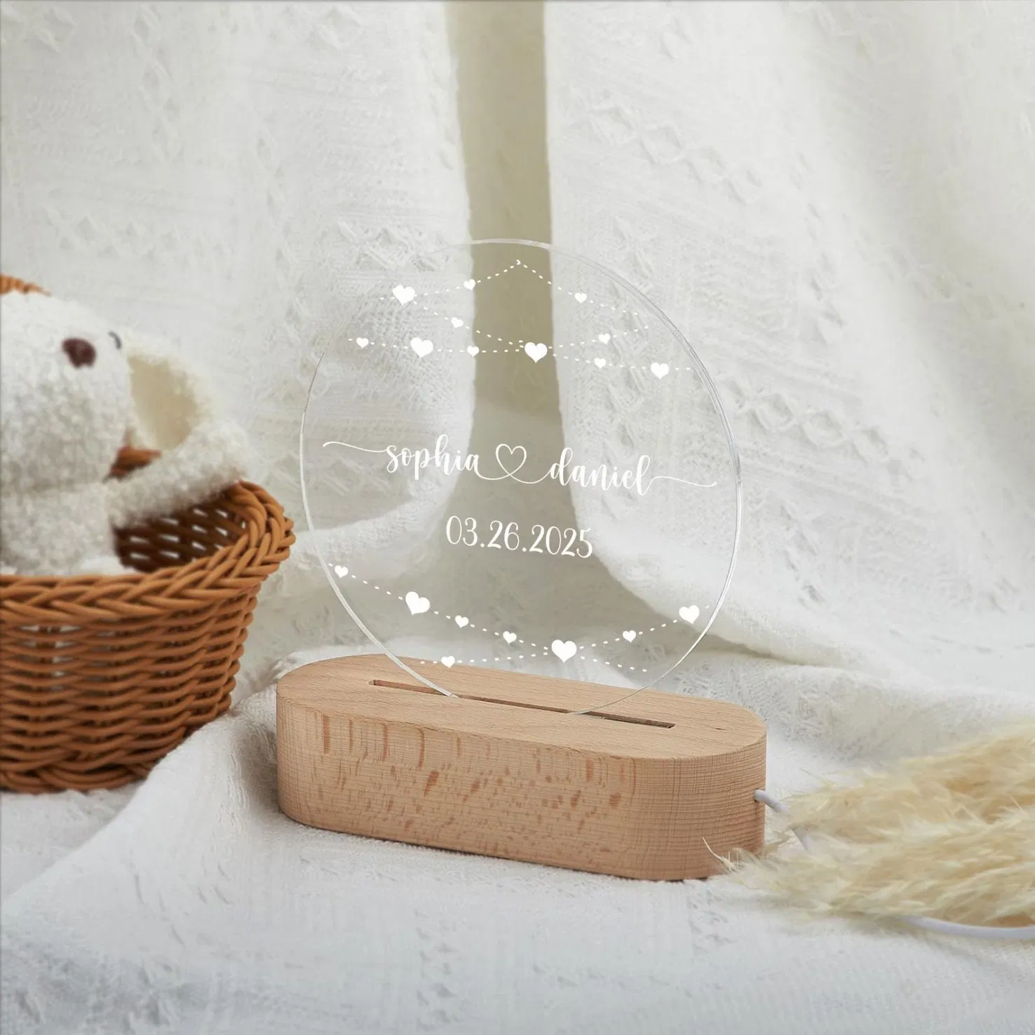 L-Type Clear Frame Supermarket Desktop Billboard Slide in Display Stand