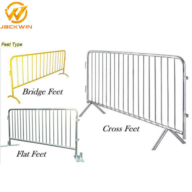 Steel Temporary Fence Crowd Control Barriers