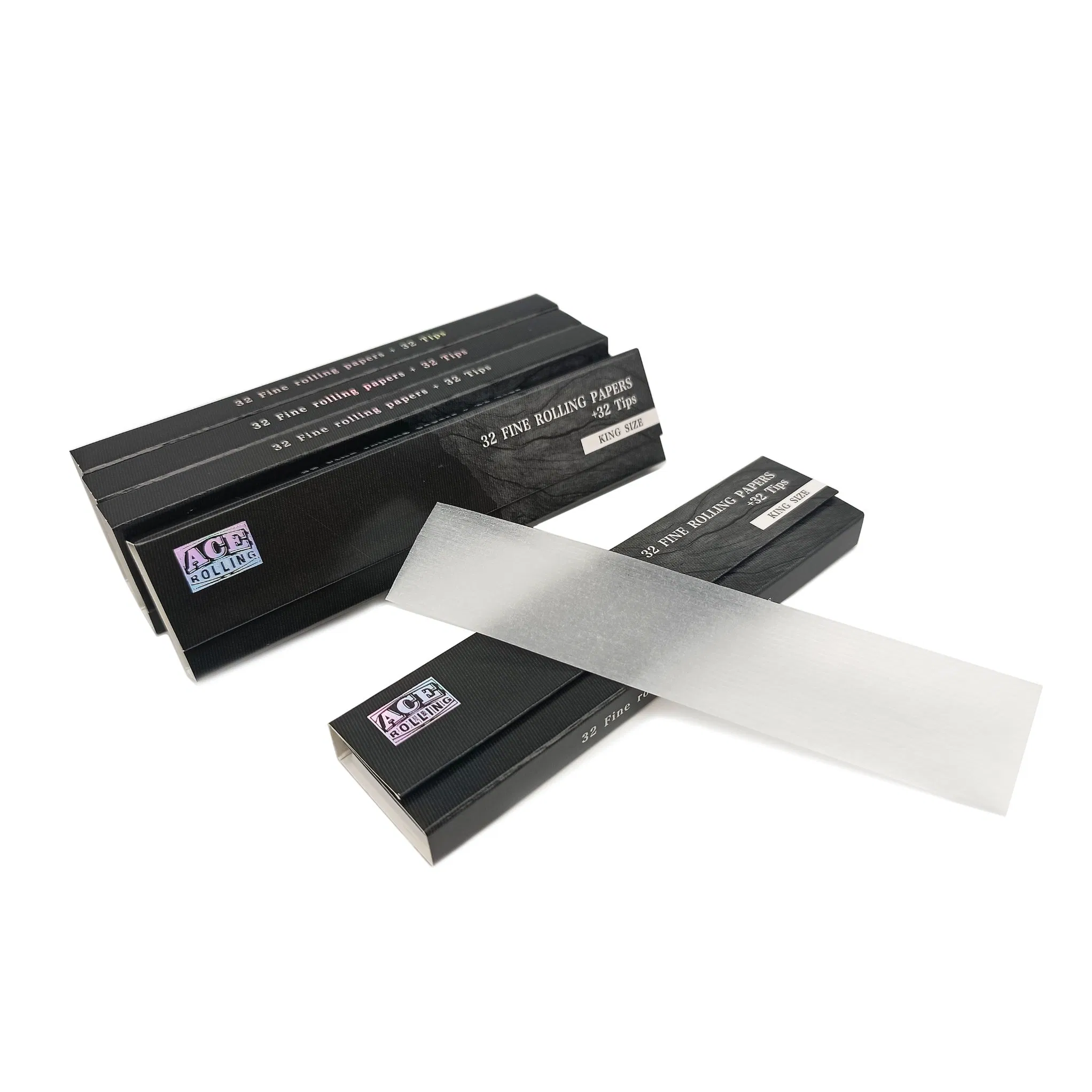 Custom Ultra Thin 10g Cigarette Rolling Paper Smoking with Tips