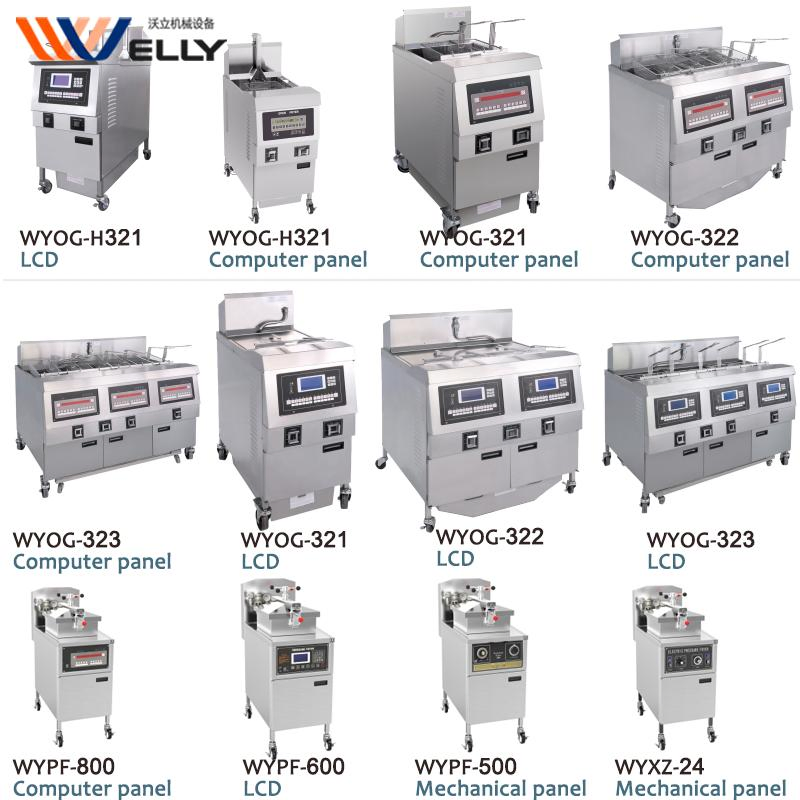 Commercial Electric Home Vacuum Banana Chips Fish High Gas Pressure Deep Fries Fryers Double Tank Machine