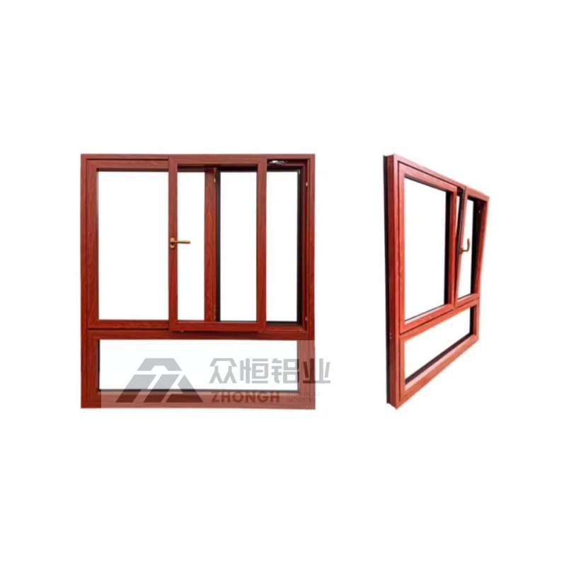 Алюминиевые раздвижные окна с энергосберегающим стеклопакетом