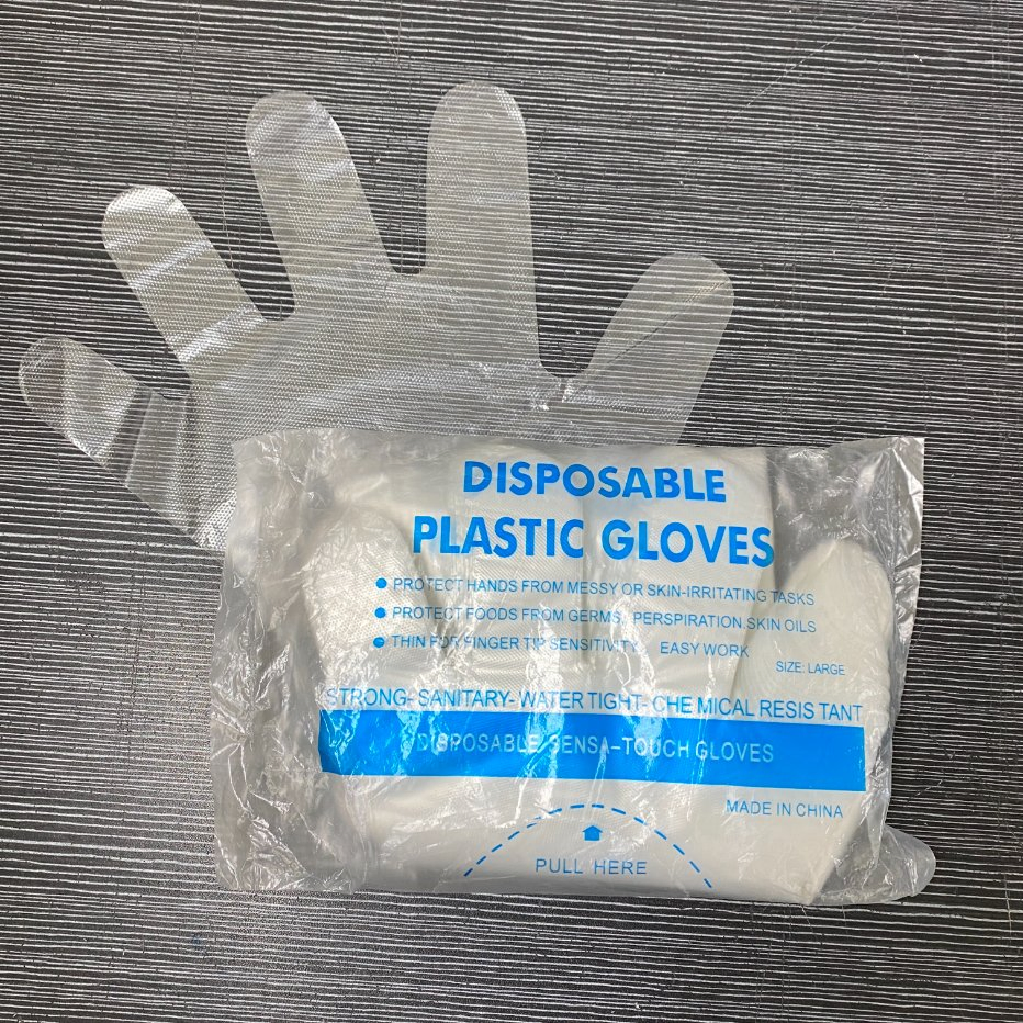 High Clarity LDPE Plastic Gloves for Packaging and Assembly Line Operations