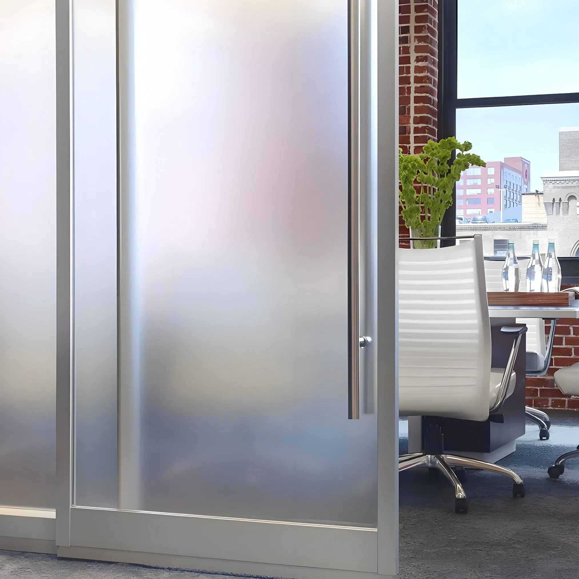 5mm 6mm 8mm 10mm 12mm Clear and Extra Clear Acid Etched Frosted Glass for Window Door and Office Partitions