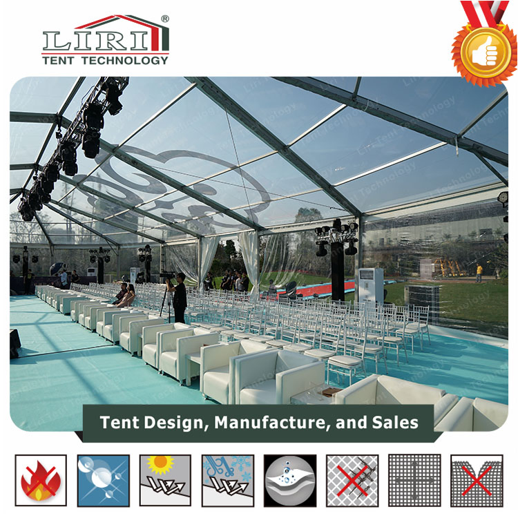Clear Span Transparent Marquee Tent for Fashion Show