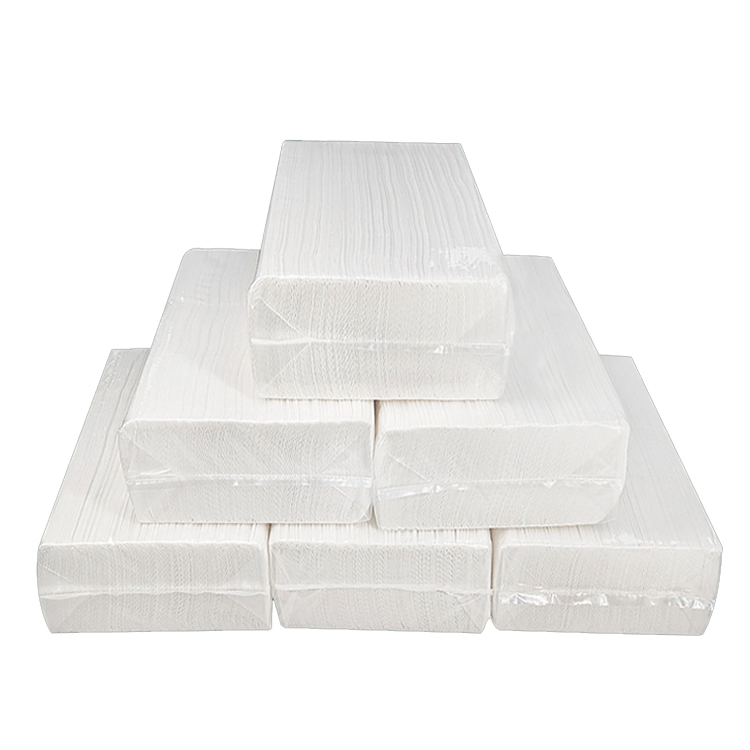 Wholesale Factory Embossed Interfolded Paper Towel Multifold V N Fold Tissue Paper Hand Towels