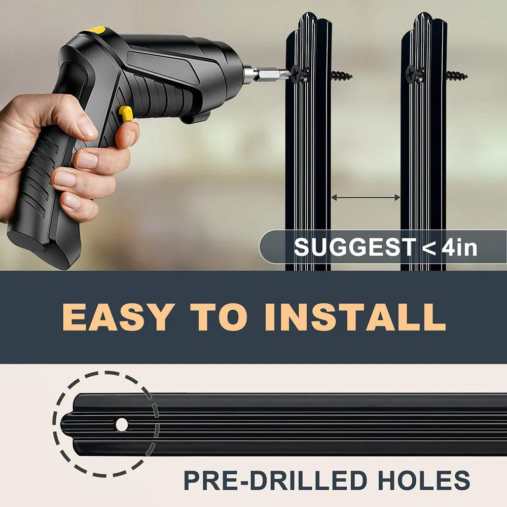 Hot Selling Aluminum Railing Indoor Stair Steps Handrail Patio Guardrail