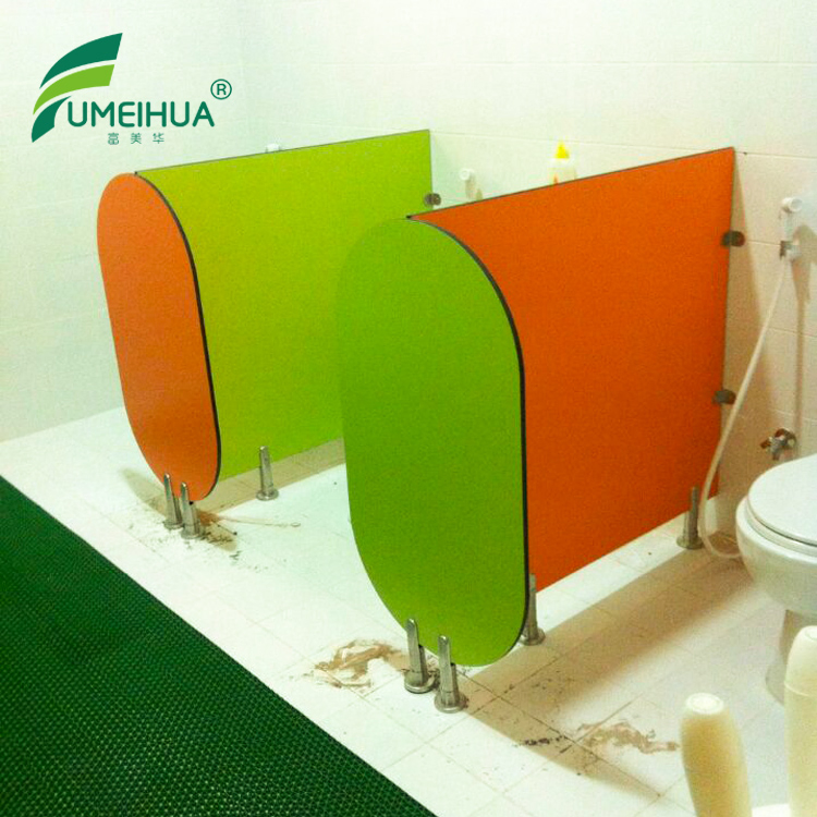 Colorful Toilet Partition for Kindergarten HPL Compact Laminate