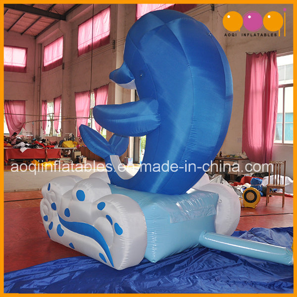 Promotional PVC Inflatable Dolphin Toy Animal Model Giant Inflatable Dolphin (AQ56198)