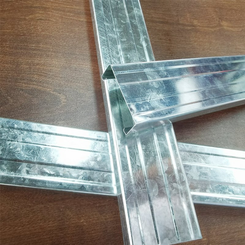 Beams Light Steel Keel Profile Furring Channel Ceiling Grid Main Channel Gypsum Board Drywall Steel Studs Tracks