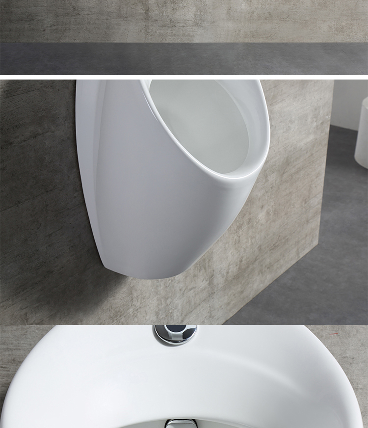 Manufactory Hot Design Sensor P-Trap Wall-Hung Urinal Chaozhou