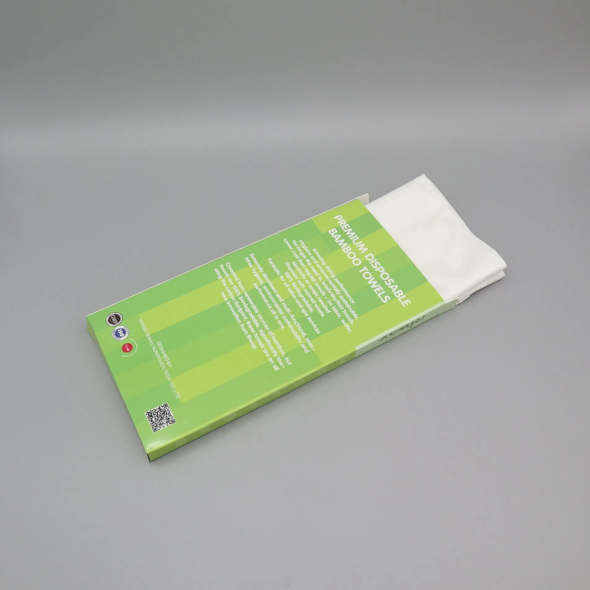 Eco-Friendly Disposable Bamboo Towels, 100% Biodegradable, Soft & Absorbent